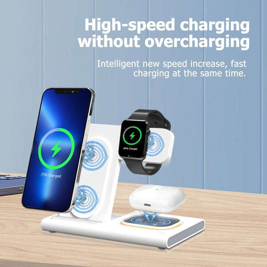 3 In 1 Wireless Charger Supports Fast Charging And Multifunctional Wireless Charging - buyhub express