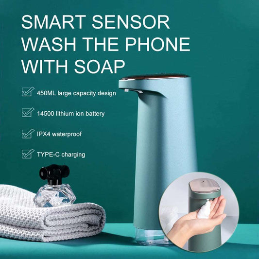 Automatic Foam Soap Dispensers Bathroom Smart Washing Hand Sanitizer Sensor Machine For Kitchen And Bathroom - buyhub express