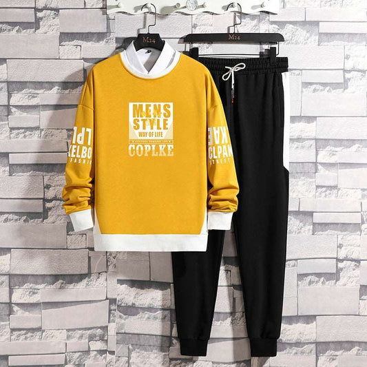 Casual Sports Long Sleeve Pants Sweater Set - buyhub express