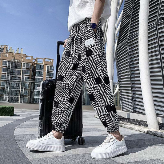 Casual Trendy Loose Ins Sports Harem Pants - buyhub express