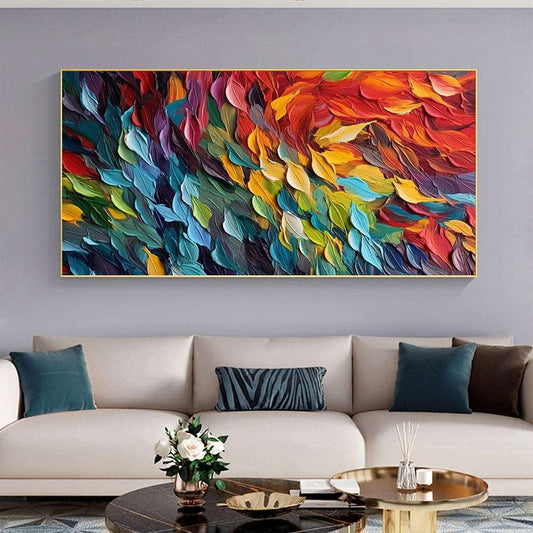 Colourful Oil Painting Wall Art Decor - buyhub express