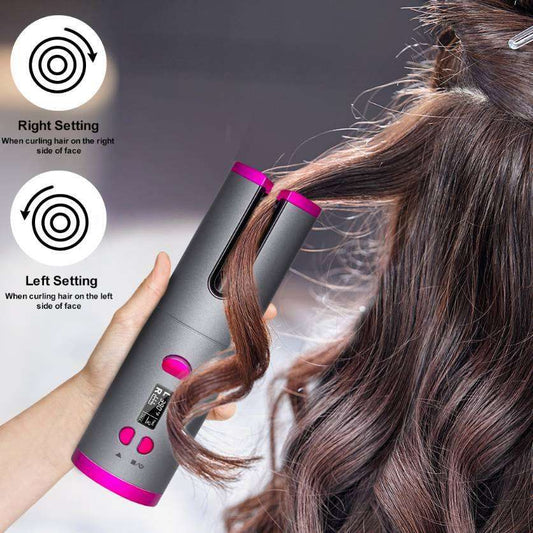 Curling Iron USB Wireless Multifunctional Charging Curler - buyhub express