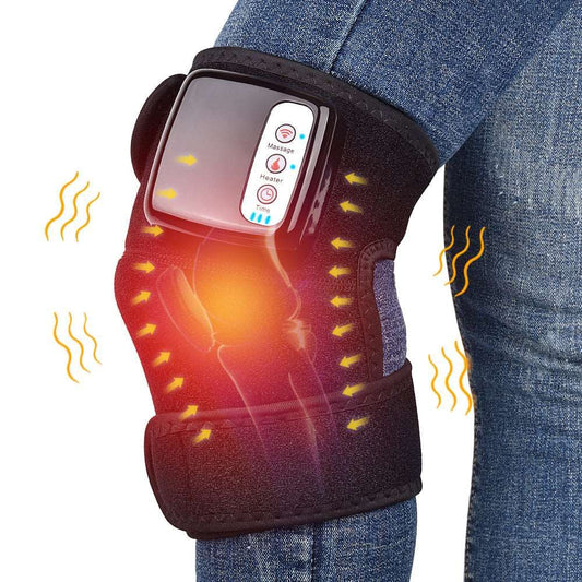 Electric Infrared Heating Knee Massager Wrap Elbow Joint Support Vibration Therapy Physiotherapy Machine Pain Relief Massageador - buyhub express