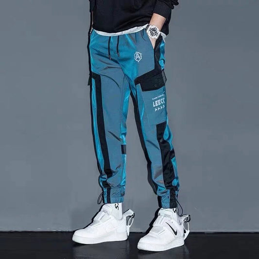 Laser Reflective Men's Loose Casual Pants - buyhub express