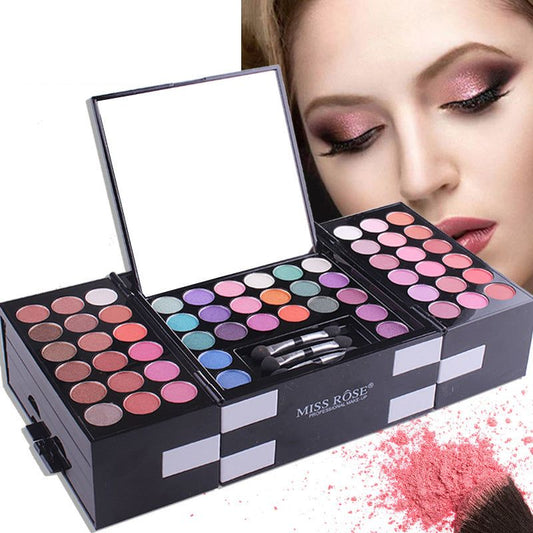 MISS ROSE 144 color 3 color 3 Color Eyeshadow blush eyebrow makeup makeup makeup kit special wholesale - buyhub express