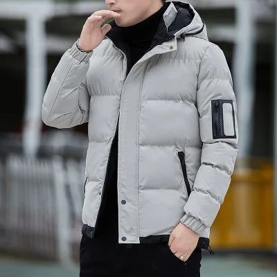 Men Fashion Casual Padded Down Jacket - buyhub express