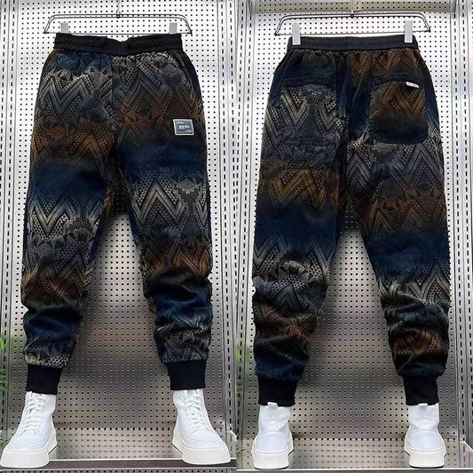 Men's Harem Pants Personalized Retro Printing - buyhub express