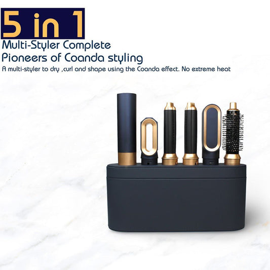 New Hair Dryer Multi Hair Styler 5 In1 Curling Iron Hair - buyhub express