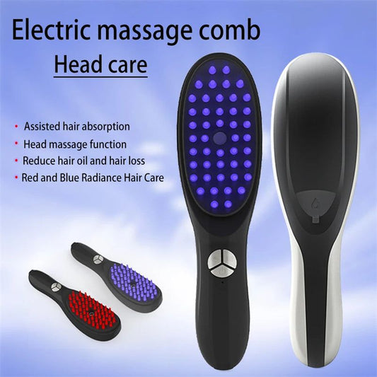 Scalp Massager Comb For Spray Hair Growth Phototherapy Hair Regrowth Brush Anti Hair Loss Head Care Electric Massage Comb Brush - buyhub express