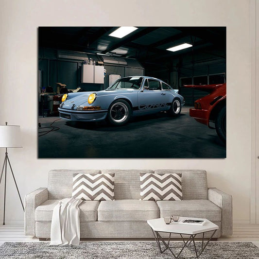 Sports Car Canvas Poster Printing - buyhub express