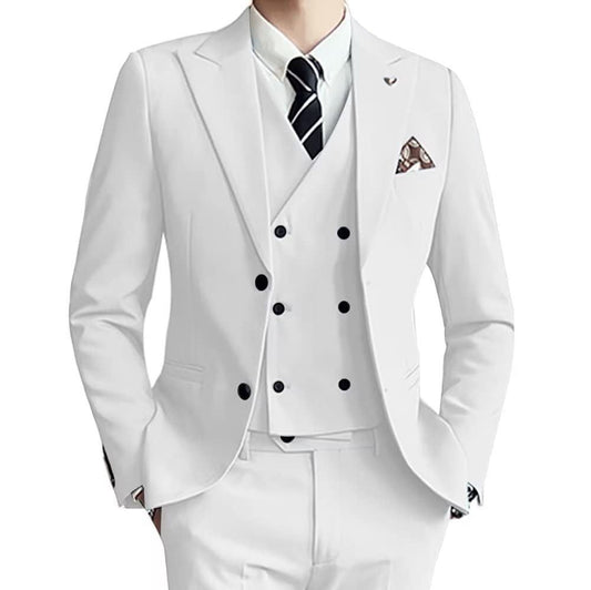 Three-piece Men's Suit Slim Fit Suit - buyhub express