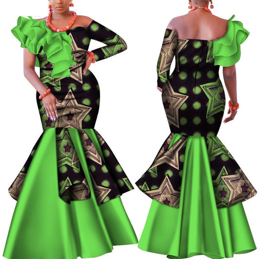 Wedding Party Dress Traditional African Costumes - buyhub express